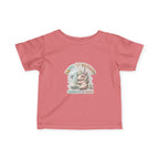 Infant Tee — 'Happy 1st Birthday' Pastel Unicorn Celebrate & Share