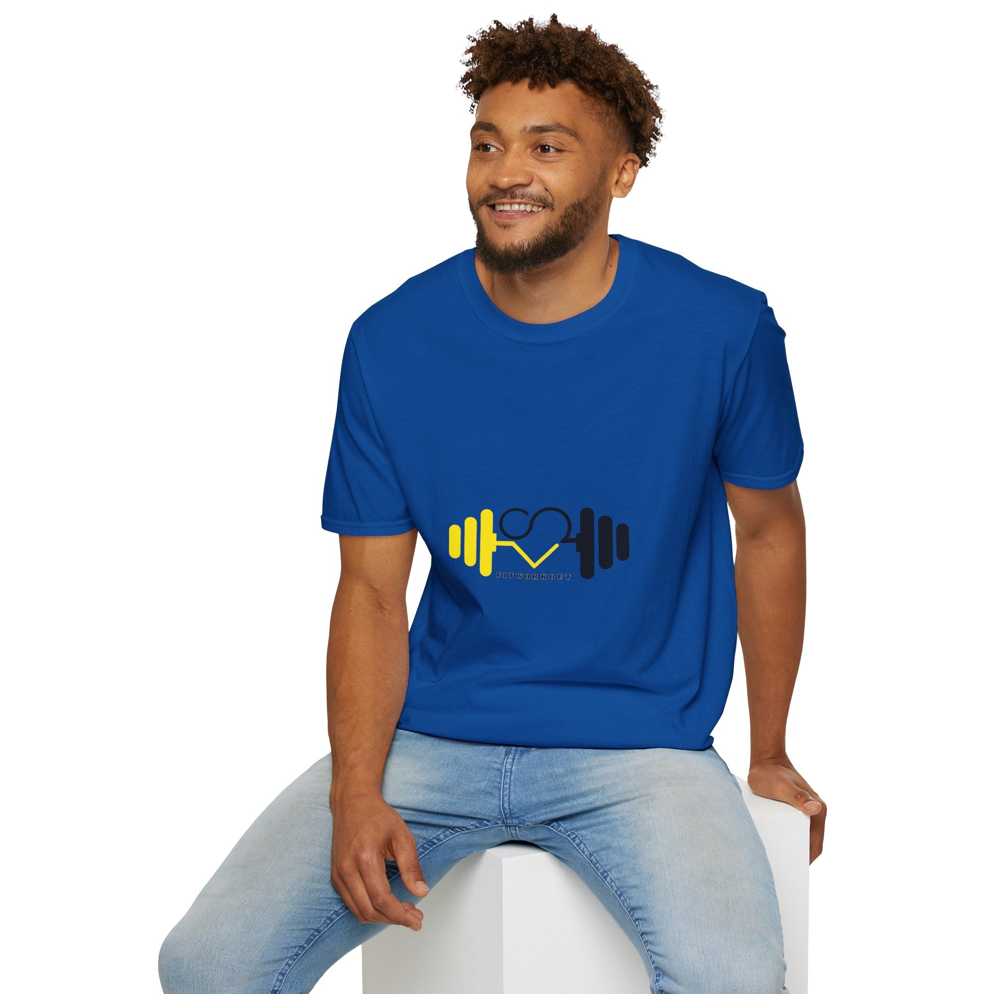 Weightlifting Heart Barbell T-Shirt — Fitness Gym Crusher Tee