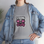 Strong and Pretty Tee — 'Strong and Pretty' Fitness Graphic T-Shirt