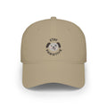 Stay Pawsitive dog embroidered baseball cap