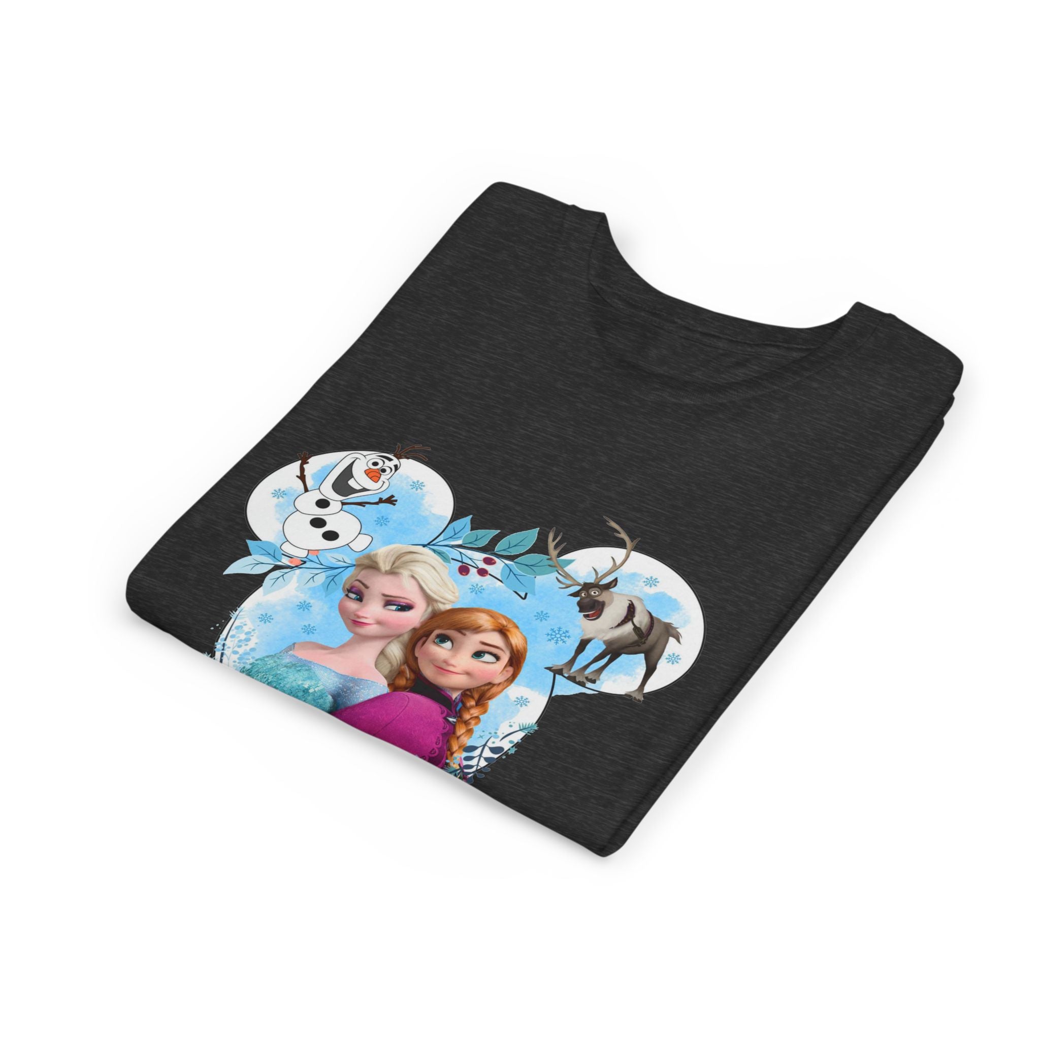 Girls' Frozen Princesses Youth Tee – Elsa & Anna Winter Friends Shirt