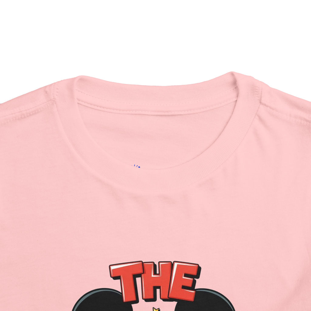 Toddler Tee — "The Birthday Boy" Cartoon Mouse Party Shirt