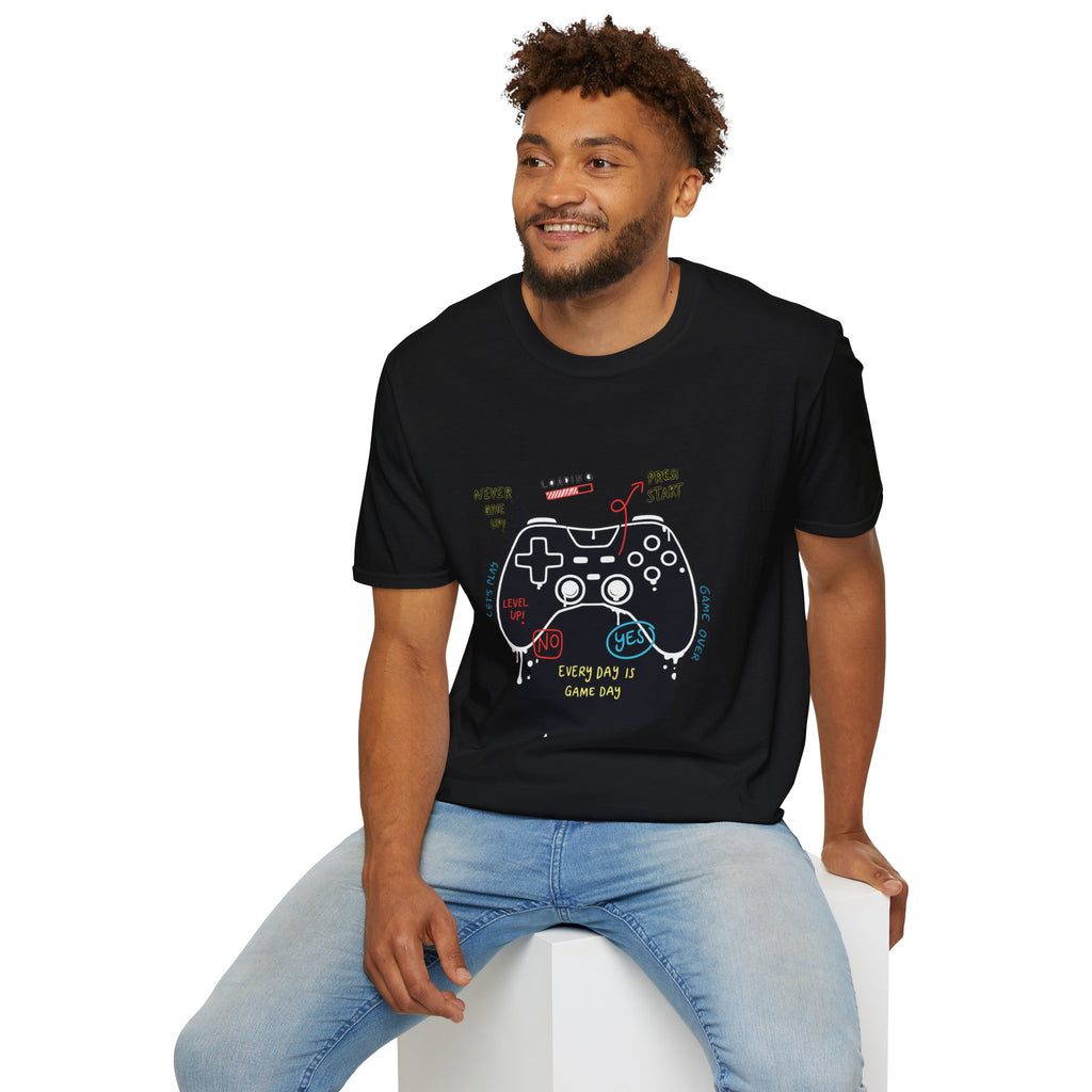Gamer Controller T-Shirt — Funny Retro Gamepad Design