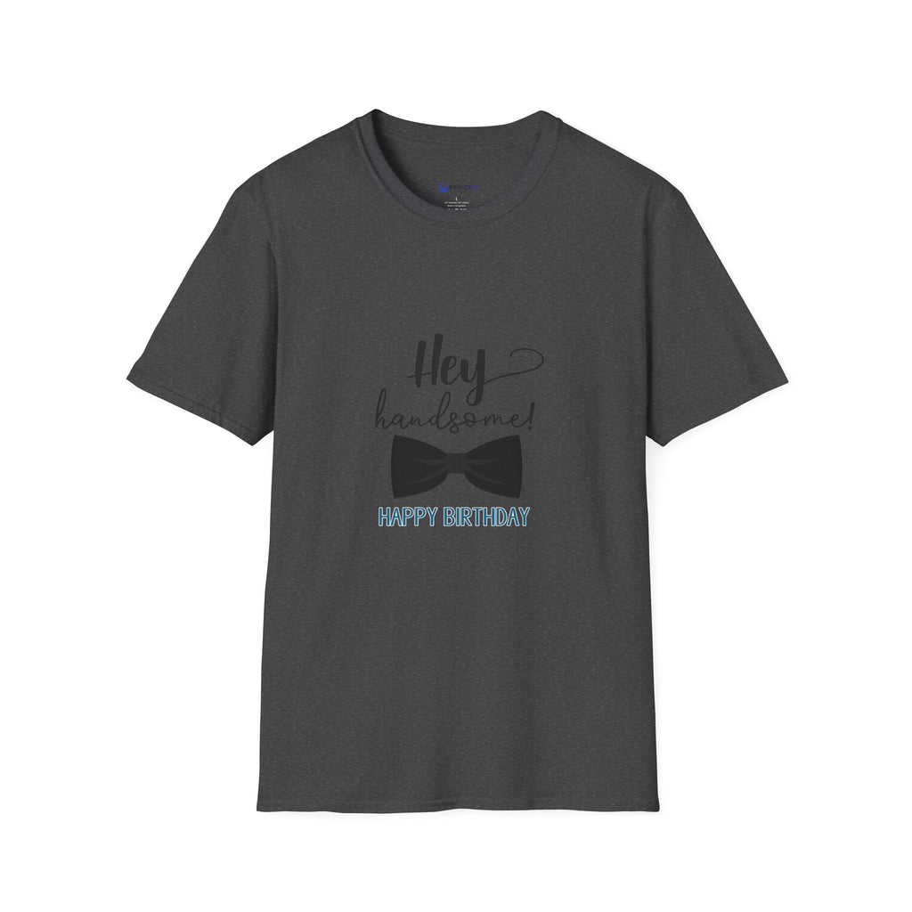 Hey Handsome! T-Shirt — Cute Bow Tie Birthday Tee