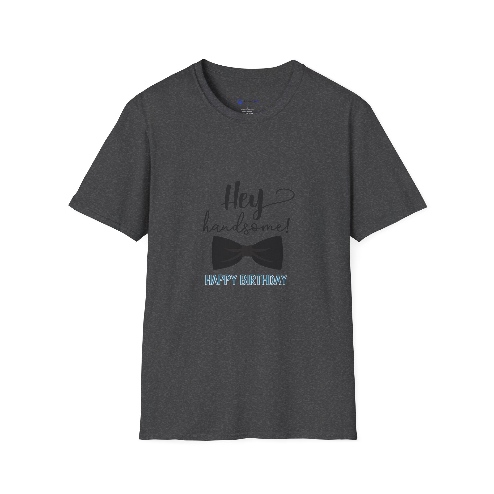 Hey Handsome! T-Shirt — Cute Bow Tie Birthday Tee