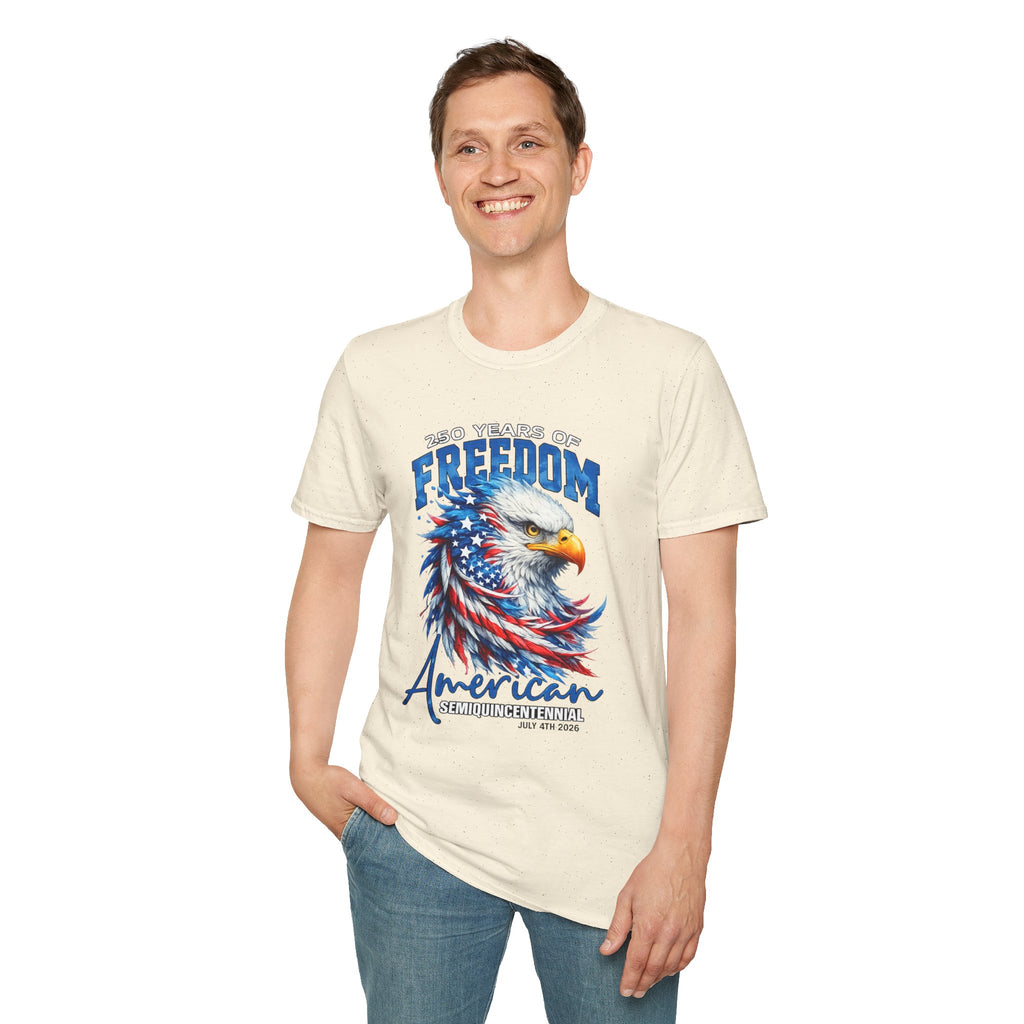 Freedom Eagle T‑Shirt — 250 Years of American Pride