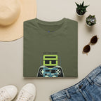 Retro Game Controller T-Shirt — 'STED' Vertical Gamer Graphic Tee