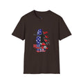 USA Soccer Player Silhouette T-Shirt — American Flag Soccer 2026 Fan Tee