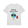 Funny School Story Bro kids tee