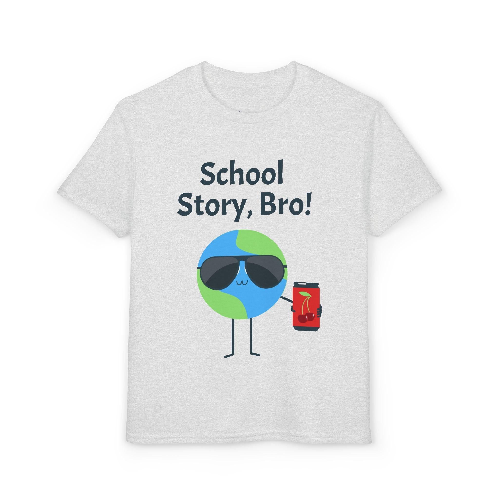Funny School Story Bro kids tee