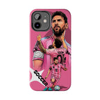 Soccer Star Tough Phone Case pink —  Argentina legend.