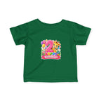 2nd Birthday Infant Tee - Cute Giraffe & Balloons Happy Birthday Shirt