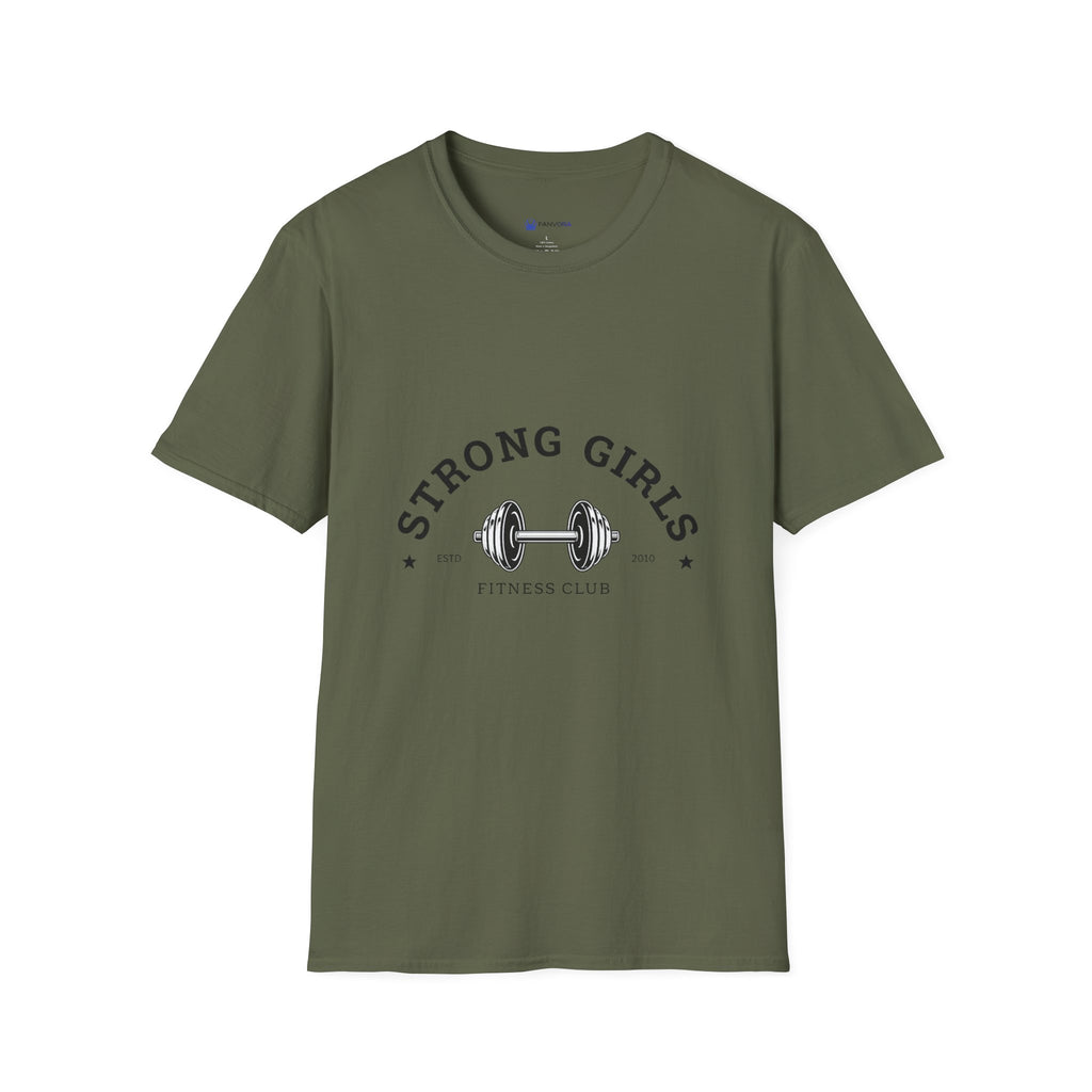 Strong Girls T-Shirt — Fitness Club Barbell Tee