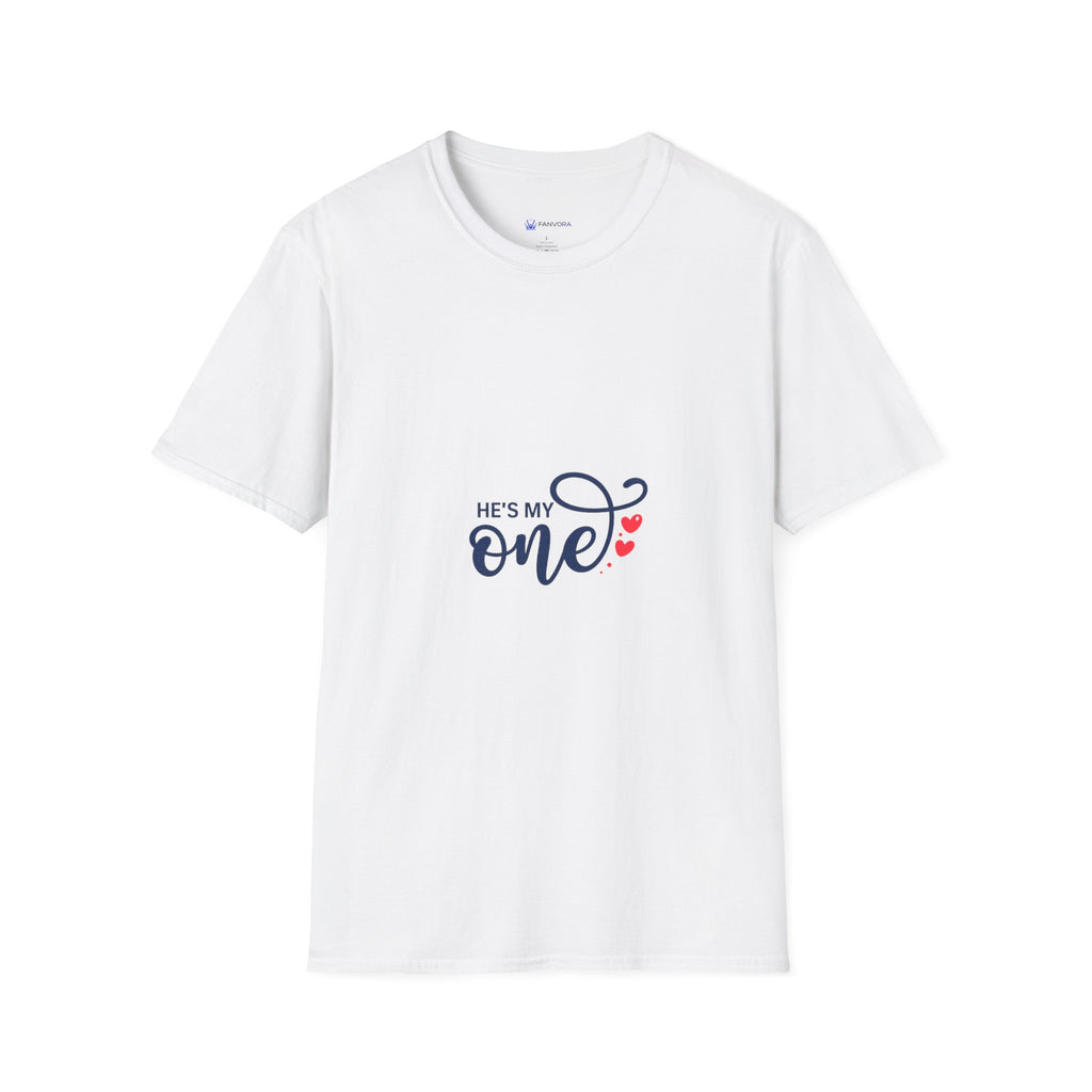 He's My One T-Shirt — Romantic Couples Valentine's Tee