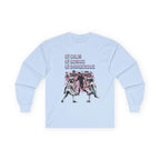 Long Sleeve Football Shirt – World Cup 2026 Fan Tee "Calm Dangerous Genius".