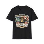 Patriotic USA 250th Anniversary T-Shirt — Liberty Bell, Eagle & Flag Design (1776–2026).