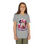 Minnie Mouse Happy 5th Birthday Youth Tee