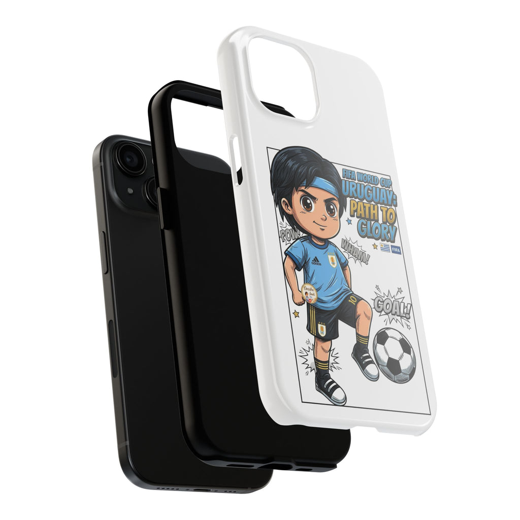 Uruguay Soccer Phone Case — Path to Glory "Goal!" Design