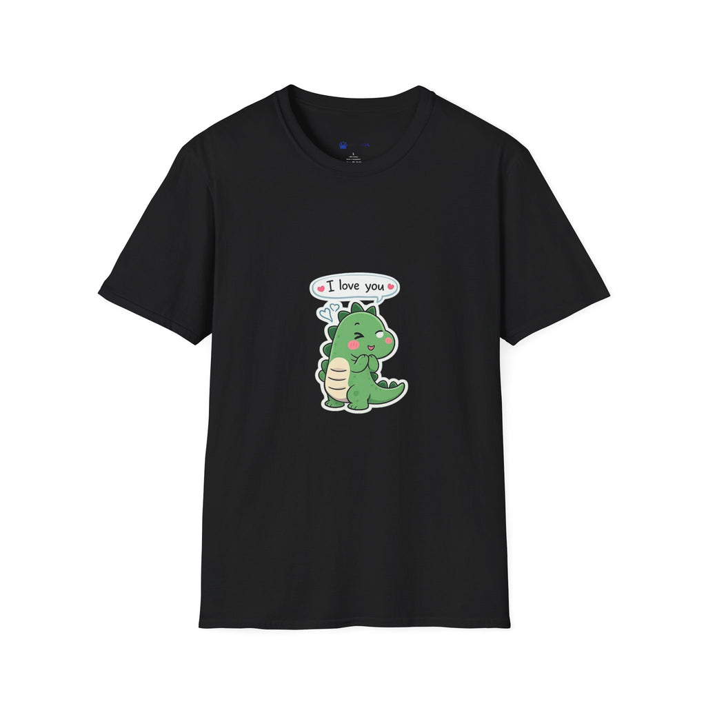 Cute Dinosaur 'I Love You' T-Shirt — Cute Kawaii Dino Graphic Tee