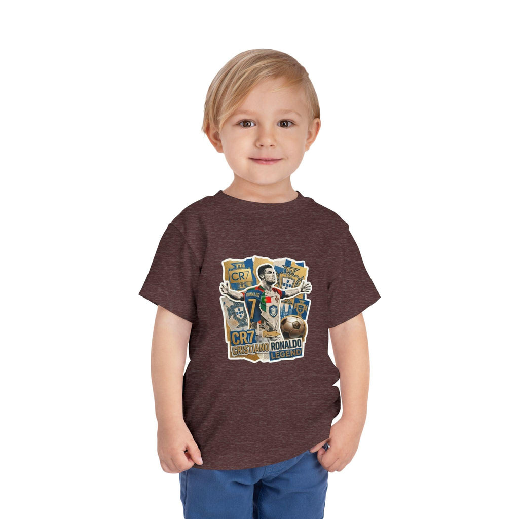 CR7 Fan Inspired Toddler Soccer T‑Shirt — Kids Football Fan Tee