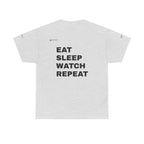 World Cup 2026 Energy Soccer Tee — "EAT SLEEP WATCH REPEAT" Fans Inspired.