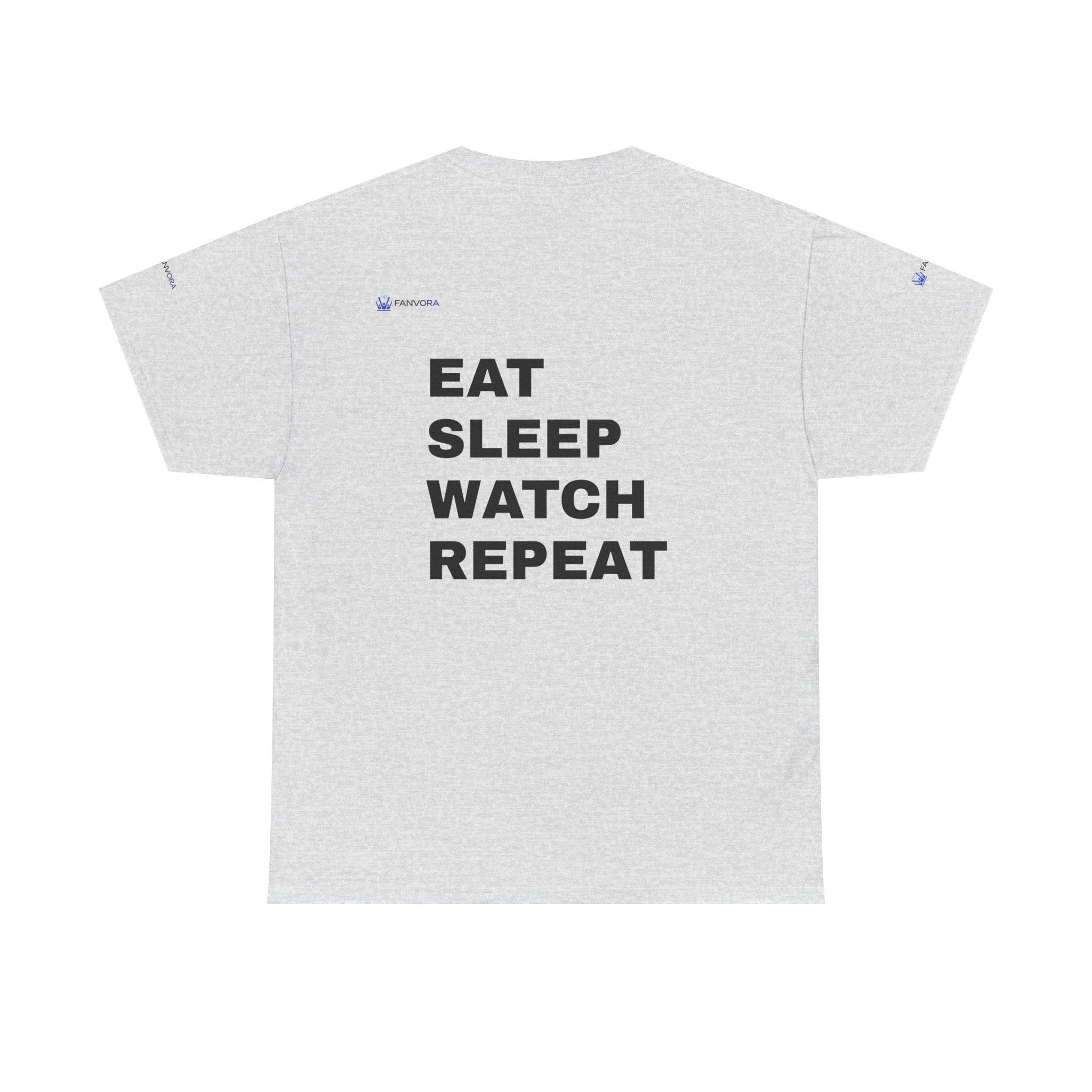 World Cup 2026 Energy Soccer Tee — "EAT SLEEP WATCH REPEAT" Fans Inspired.