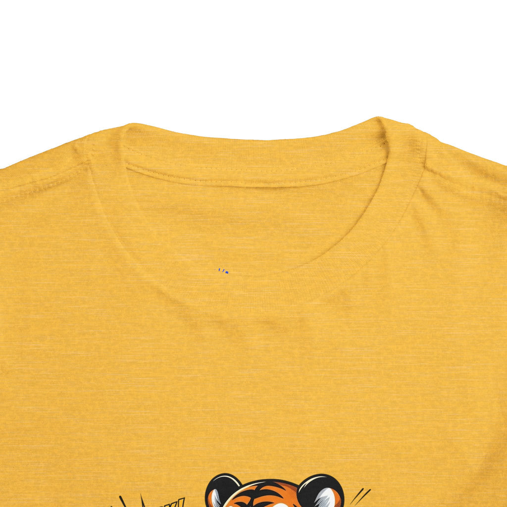 Toddler Soccer Tiger Tee — Cute Kicking Tiger Football Shirt for Kids