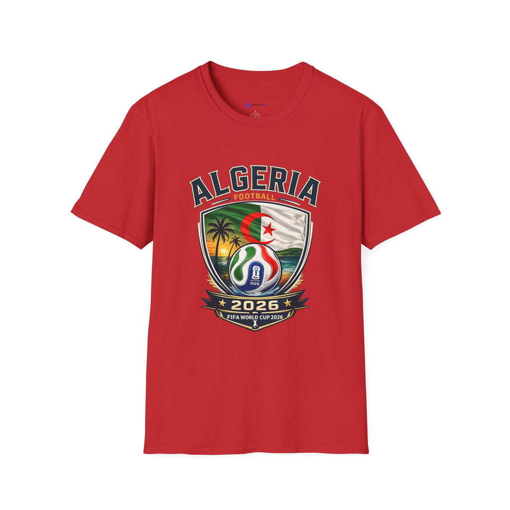 Algeria Football T-Shirt — 2026 National Team Crest Tee