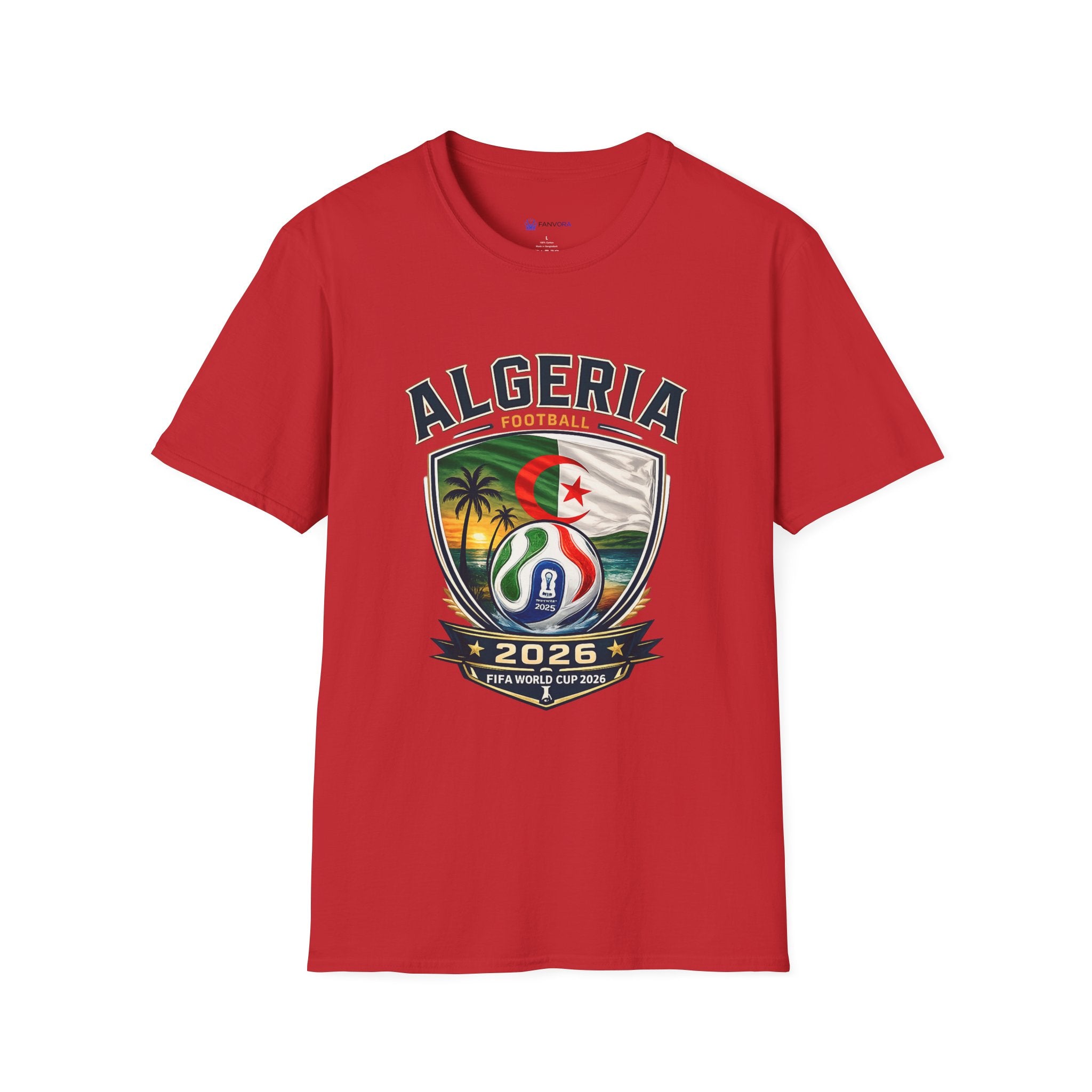 Algeria Football T-Shirt — 2026 National Team Crest Tee