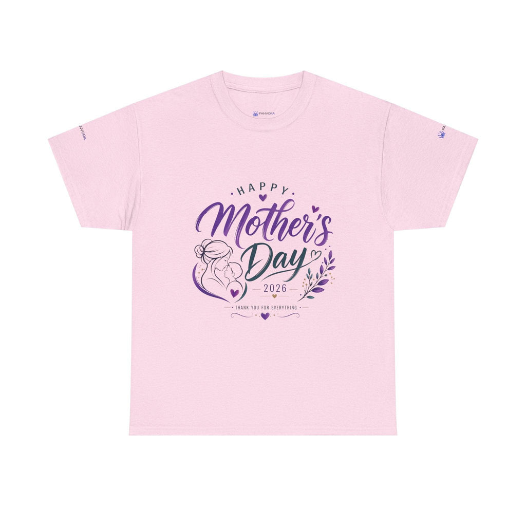 Mother's Day T-Shirt — "Happy Mother's Day 2026" Floral Mom Tee.