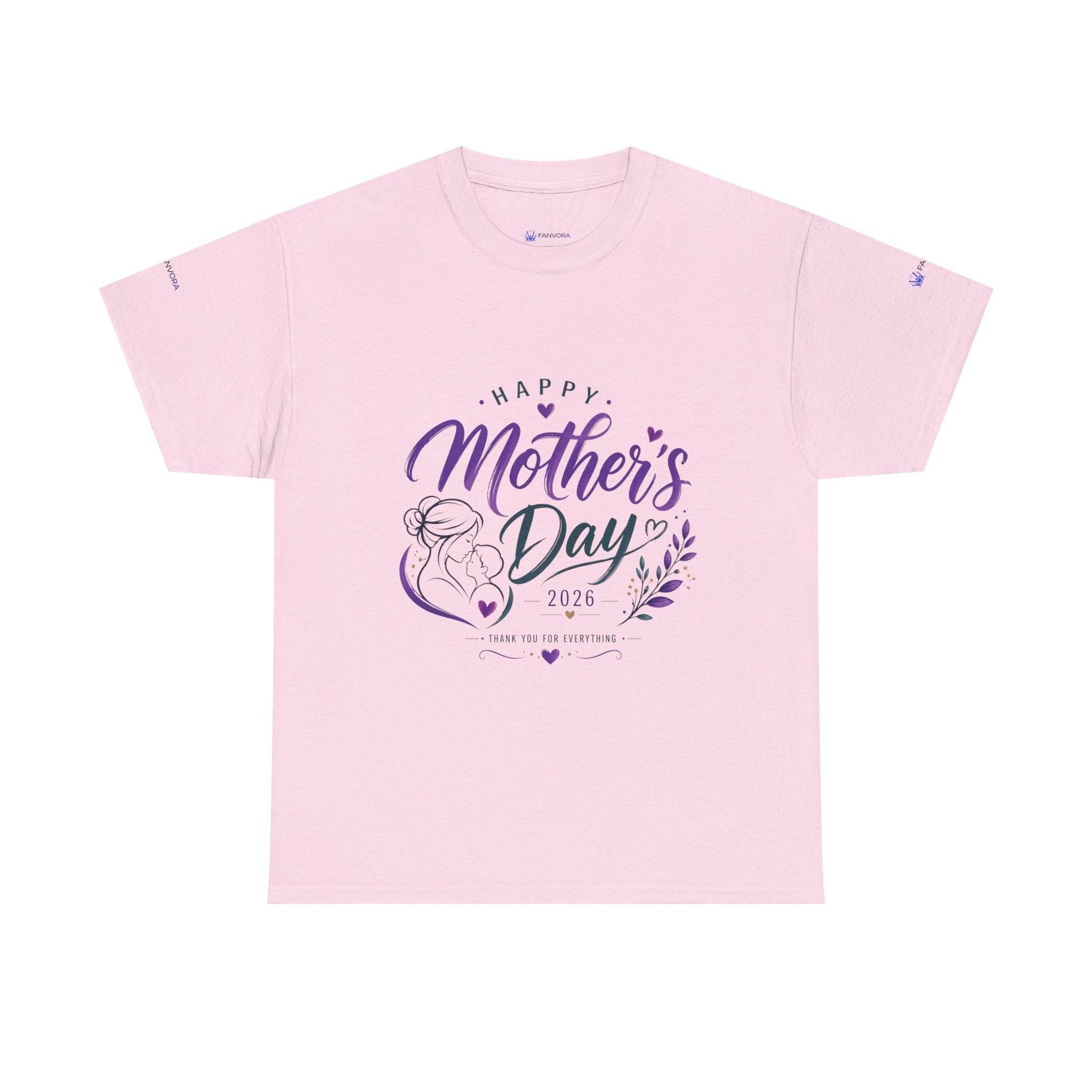 Mother's Day T-Shirt — "Happy Mother's Day 2026" Floral Mom Tee.