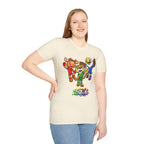 Kids Mascot Team T-Shirt — Cheerful Moose, Cheetah & Eagle Design