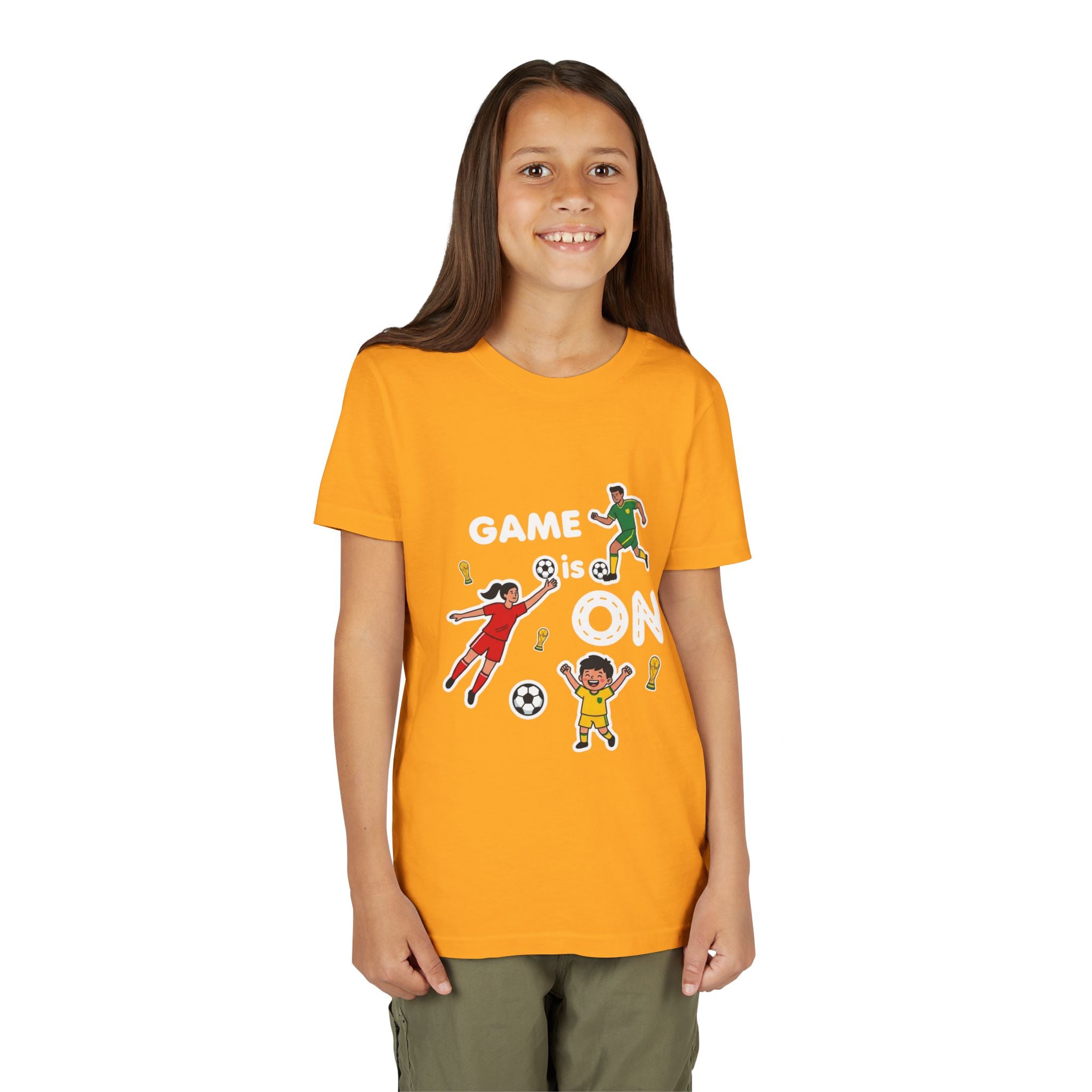 Kids Soccer Players T-Shirt 2026— Youth Football Team Tee