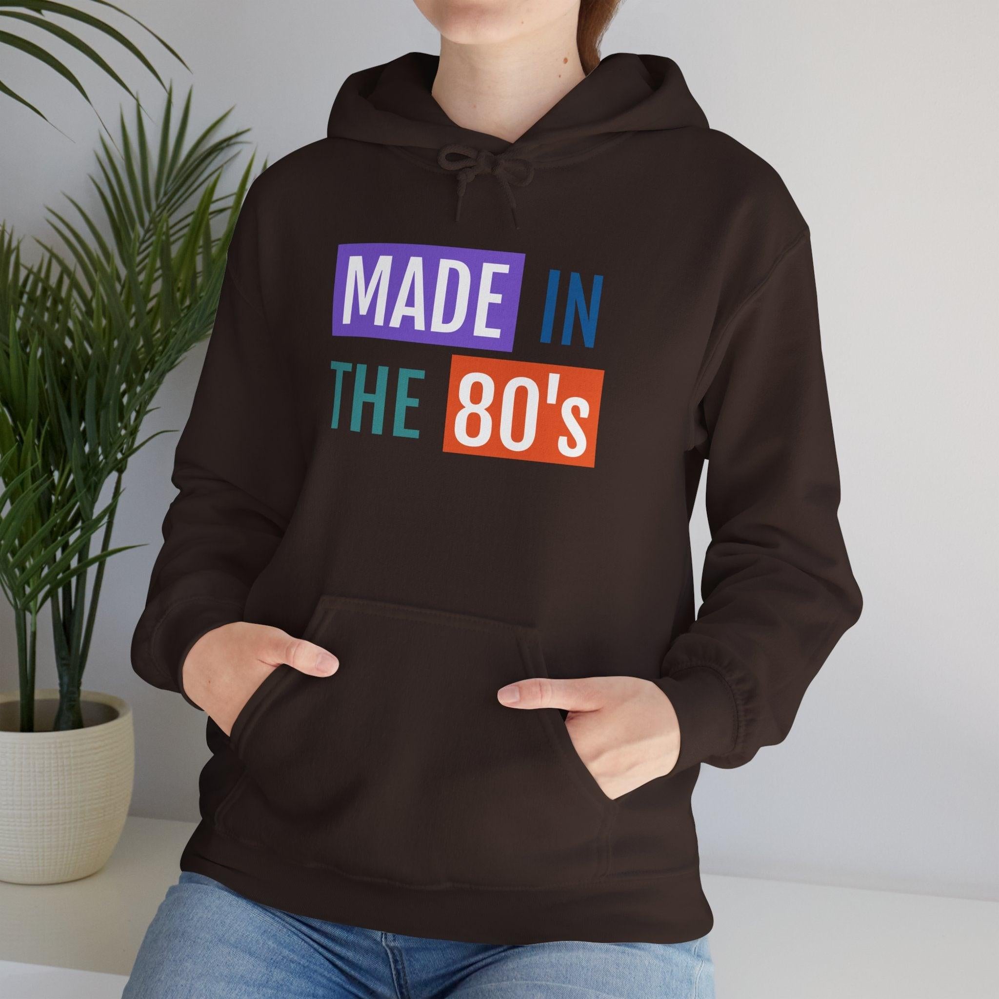 Made in the 80's Hoodie — Retro '80s Babe Vintage Graphic Sweatshirt.
