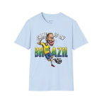Brazilian Soccer comic style  figure T-Shirt — "Game Is On" Caricature Neymar Fan Tee