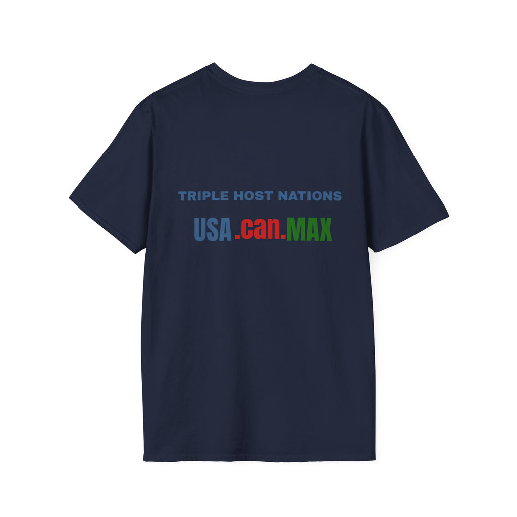 Soccer  Cup T-Shirt – "Go Team! Cup Soccer" USA Flag Design