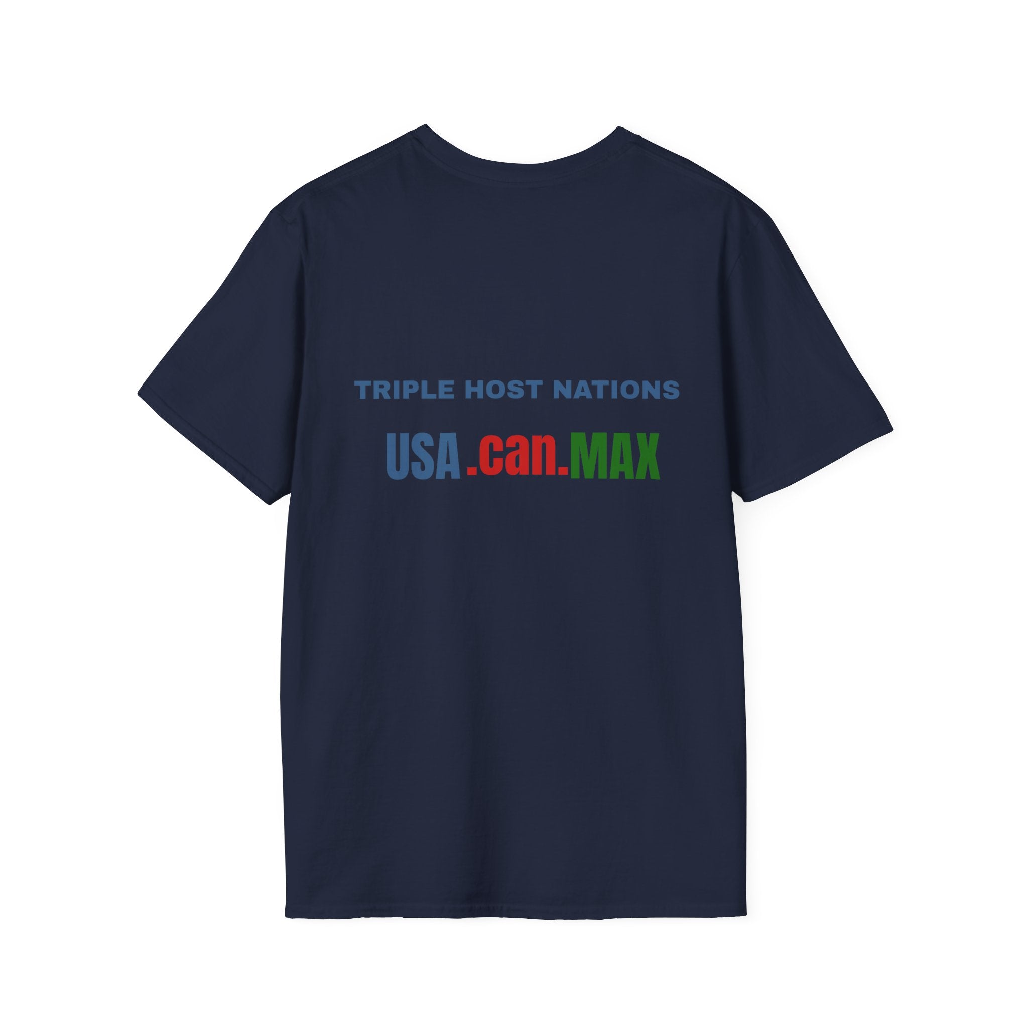 Soccer  Cup T-Shirt – "Go Team! Cup Soccer" USA Flag Design