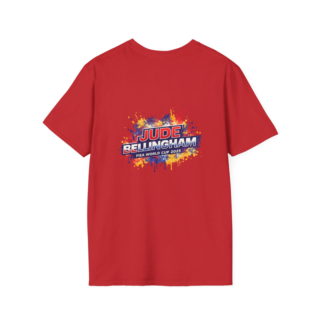Portrait T-Shirt — Color Splash Football Player Graphic ("England legend")