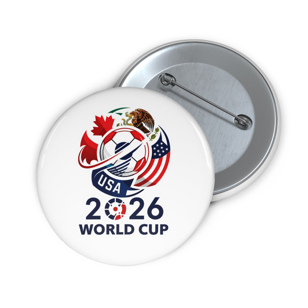 Soccer 2026 USA Soccer Pin Button – Team USA Fan Button