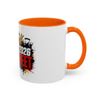 Soccer King Street 2026 Accent Coffee Mug — Crowned Soccer Ball Design (11/15oz)