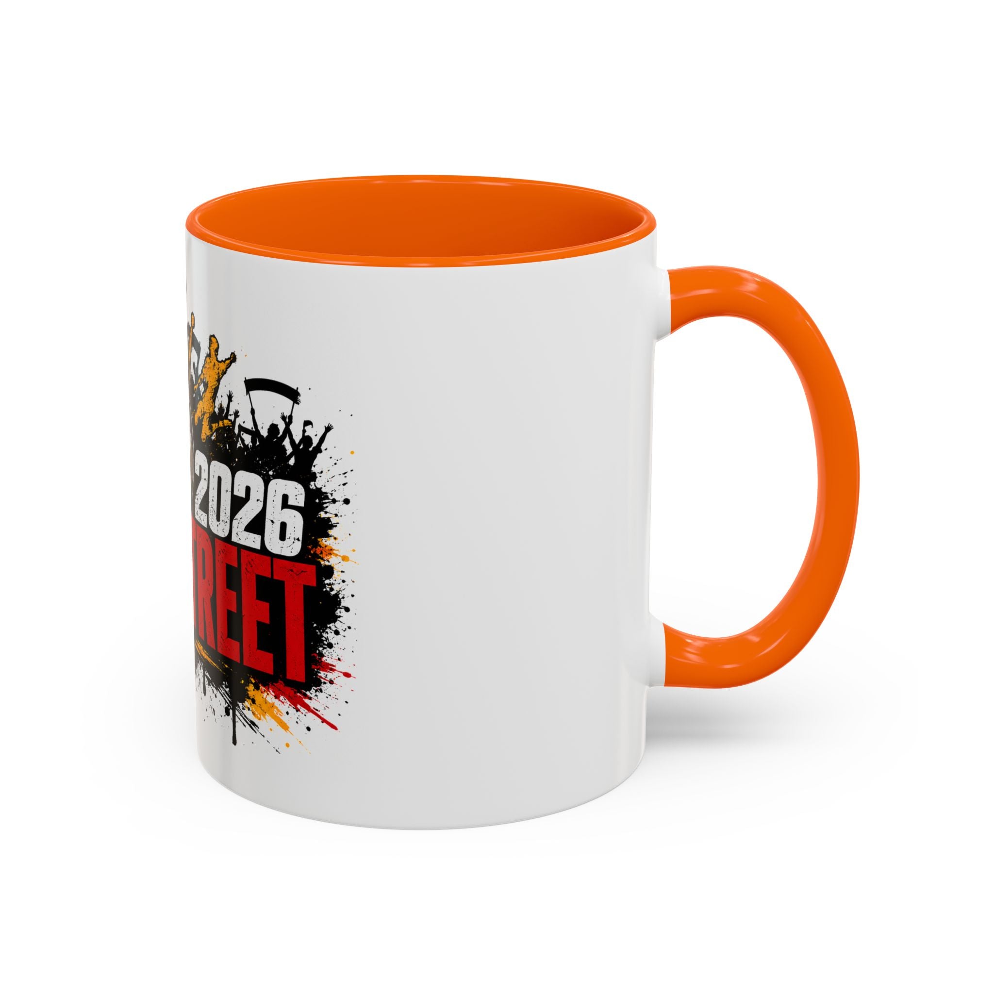 Soccer King Street 2026 Accent Coffee Mug — Crowned Soccer Ball Design (11/15oz)