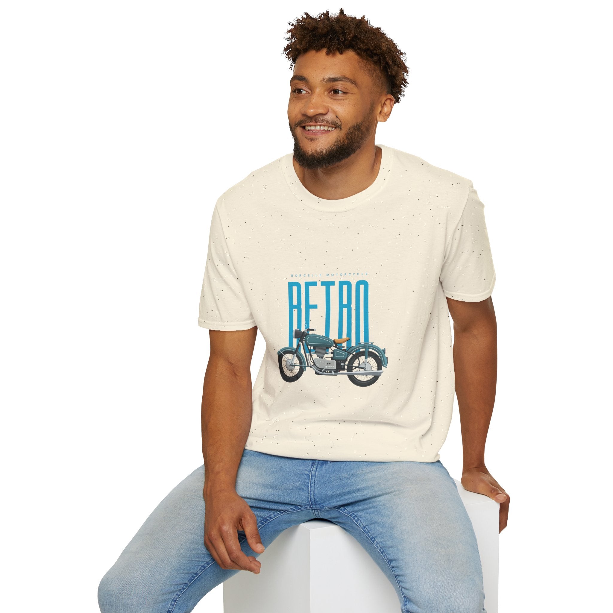 Retro Motorcycle T-Shirt — Vintage Bike Graphic Tee