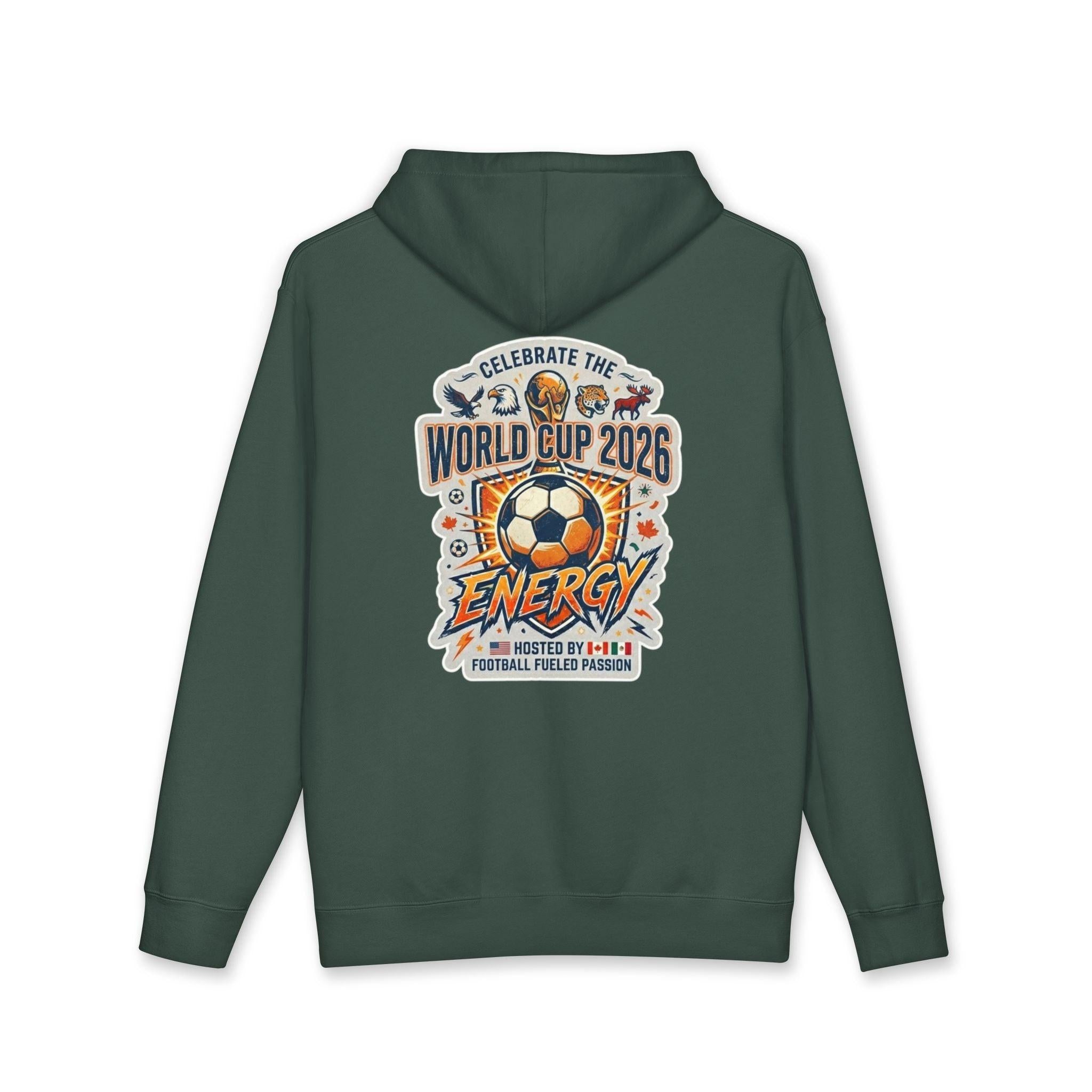 World Cup 2026 Soccer Hoodie - "Celebrate the World Cup 2026 Energy".