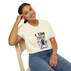 I Can Freeze Time Camera T‑Shirt — Vintage Photographer Quote Tee