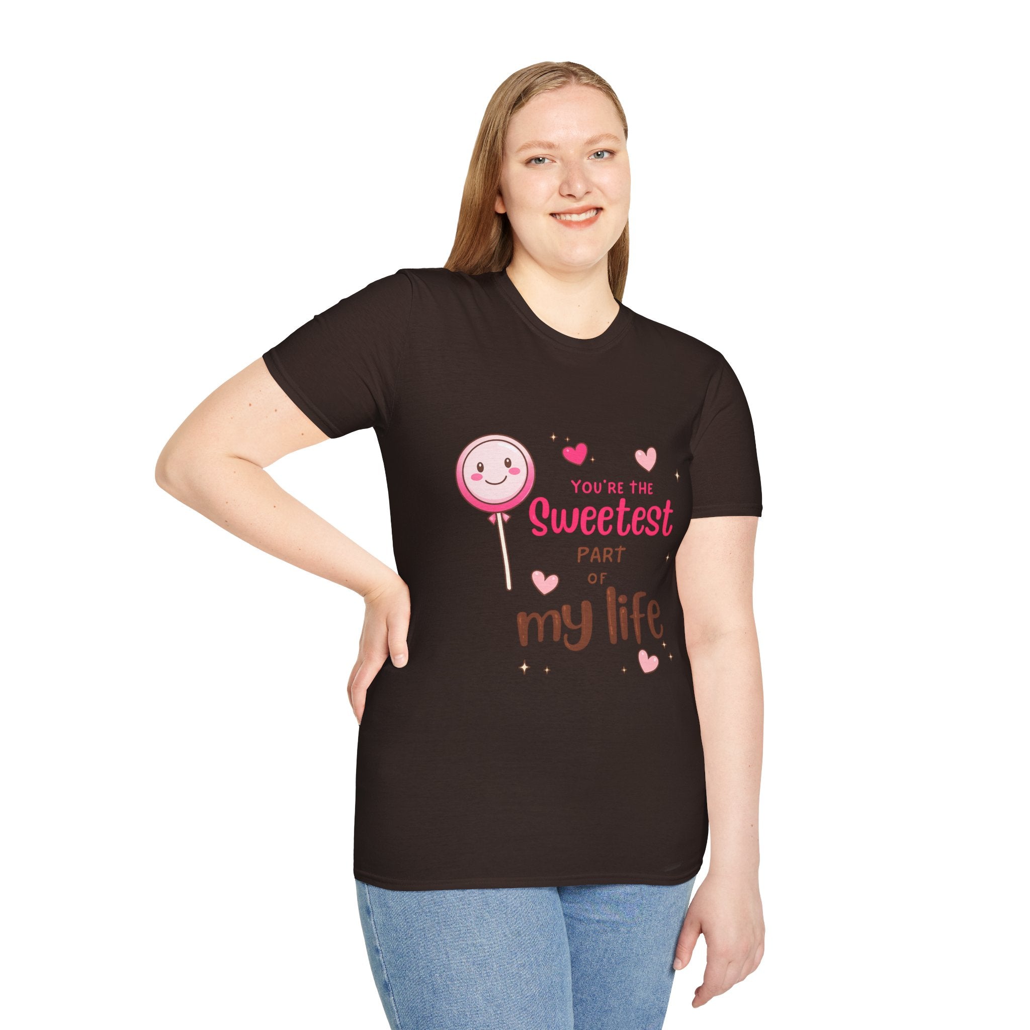 Sweetest Part T-Shirt — Cute Lollipop ‘You’re the Sweetest Part of My Life’ Graphic Tee