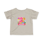2nd Birthday Infant Tee - Cute Giraffe & Balloons Happy Birthday Shirt