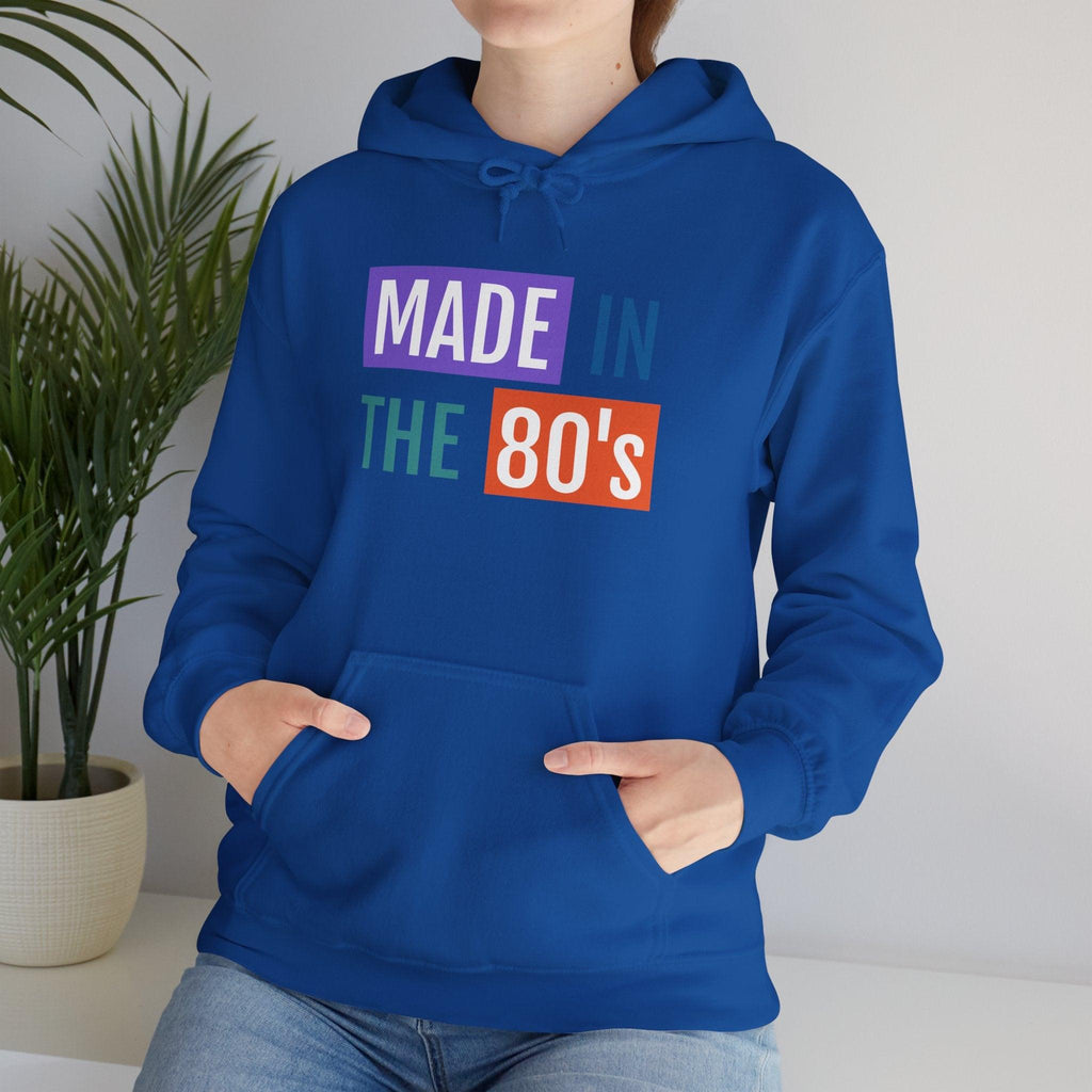 Made in the 80's Hoodie — Retro '80s Babe Vintage Graphic Sweatshirt.
