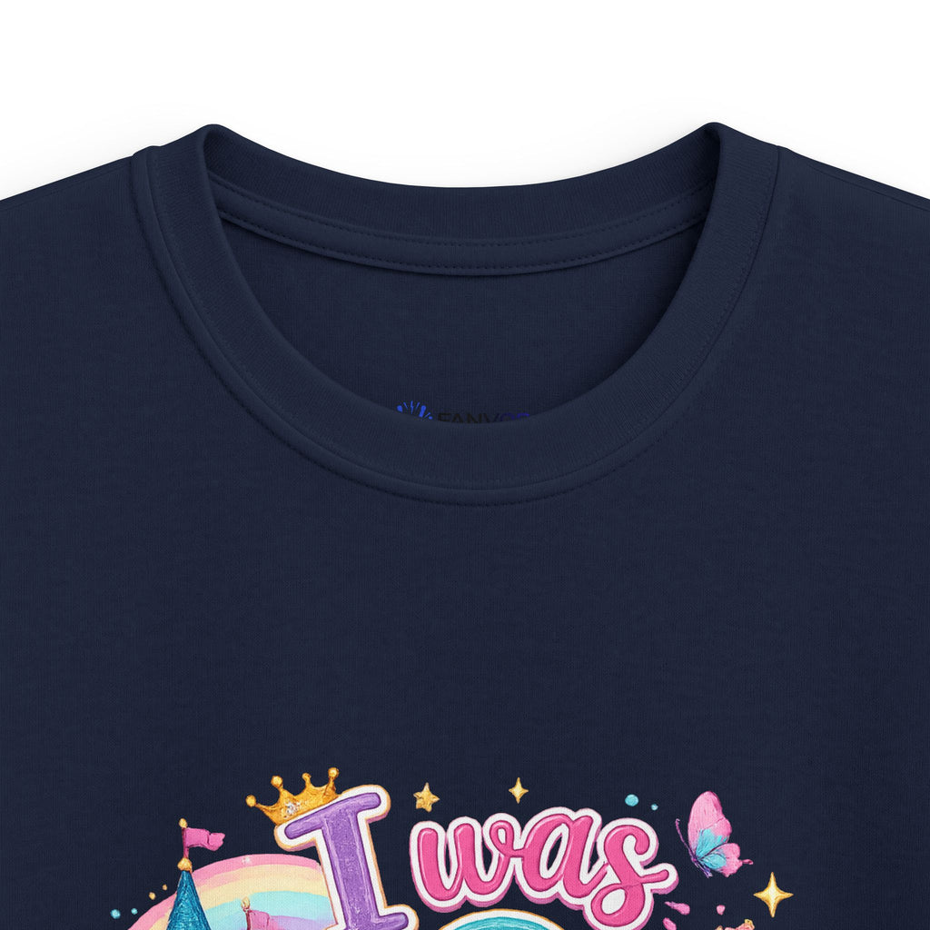 Girls' Princess 8th Birthday T-Shirt — "This Is How I Turn 8" Floral Castle Tee
