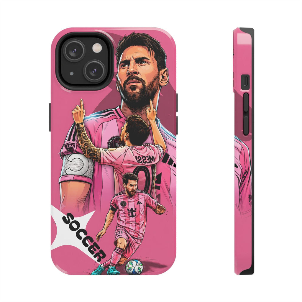 Soccer Star Tough Phone Case pink —  Argentina legend.