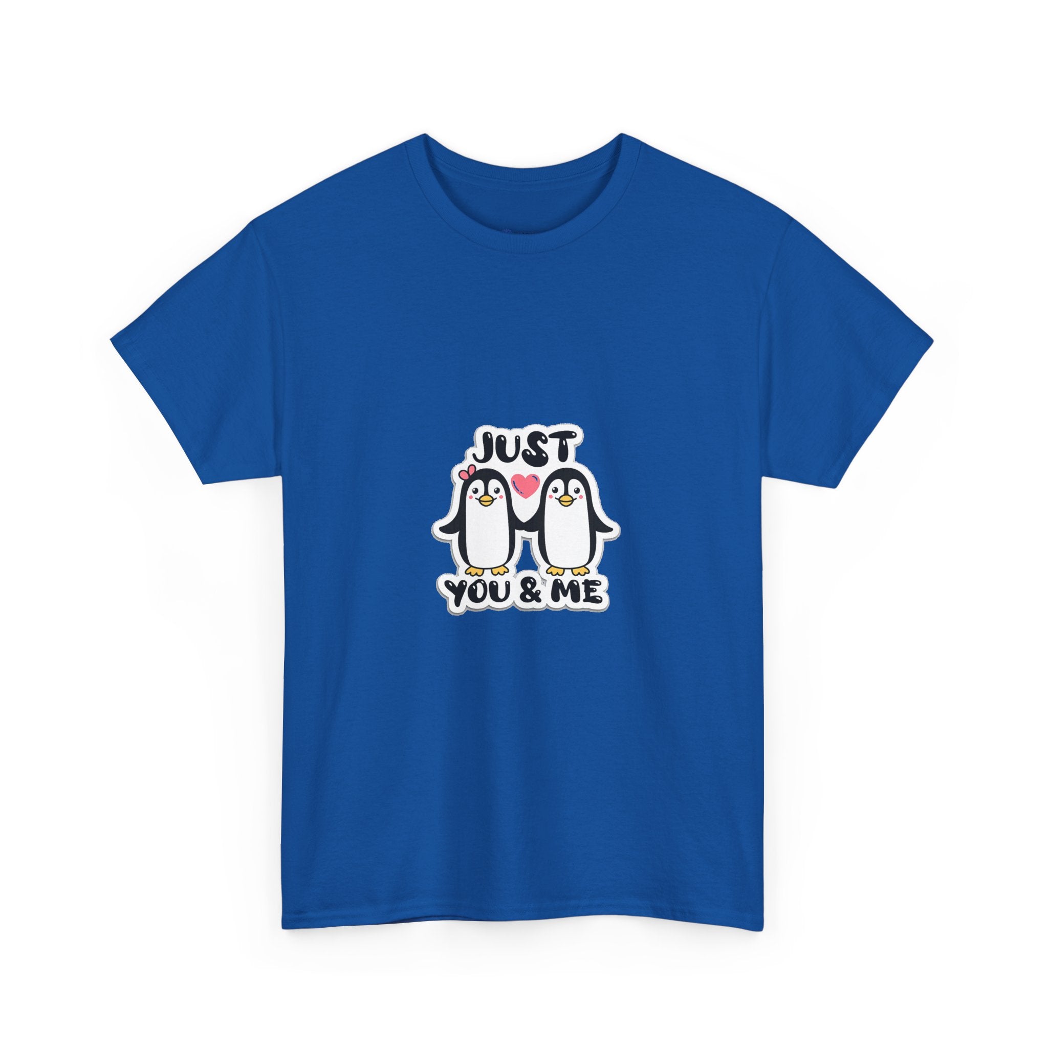 Just You & Me Penguin Tee — Cute Couples Graphic T-Shirt